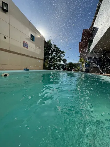 Casa para temporada na praia de guaibim com piscina com 2 quartos 4 camas de casal