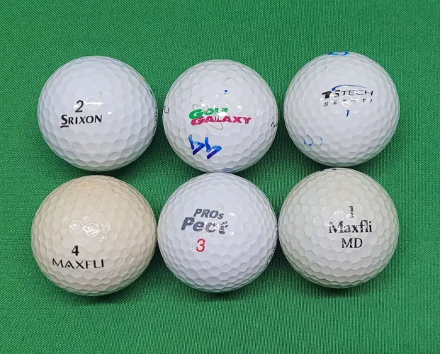 6un Bolas de Golfe Usadas - Diversas Marcas