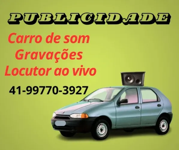 Carro de som e estúdio de gravação