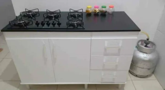 Balcão Atlântico 1.20 c/Cooktop 5B (leia a descrição)