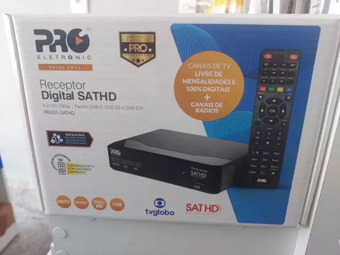 Receptor Digital Nova Parabólica
