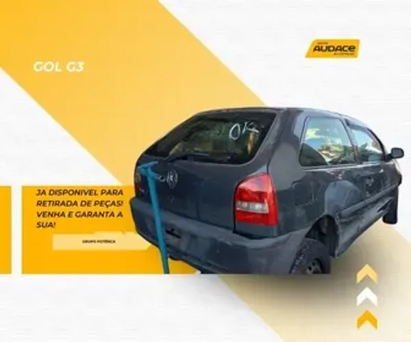 Sucata Gol G3. Ja disponivel para retiradas de peças!
