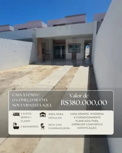 Casa a venda em Paracuru - CE