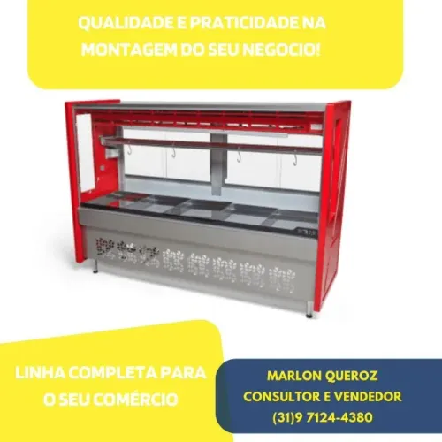 Balcão de Açougue 1,5/1,75M Polar Standard 220v
