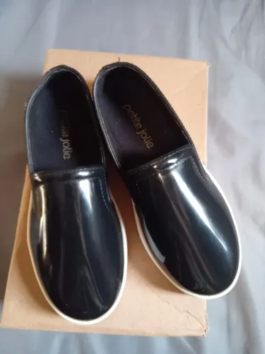 Sapatilha NUNCA USADA 31/32 Infantil Petite Jolie - Preto