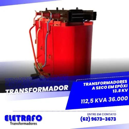 Transformador a Seco em Epóxi 13,8 kV - 112,5 kVA | Confiabilidade e Desempenho