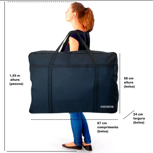 Sacolão gigante viagem feira mudança