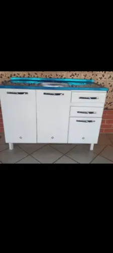 Balcão de aço + Pia a partir