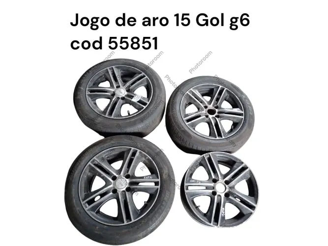 Jogo de Rodas Aro 15 Gol G6