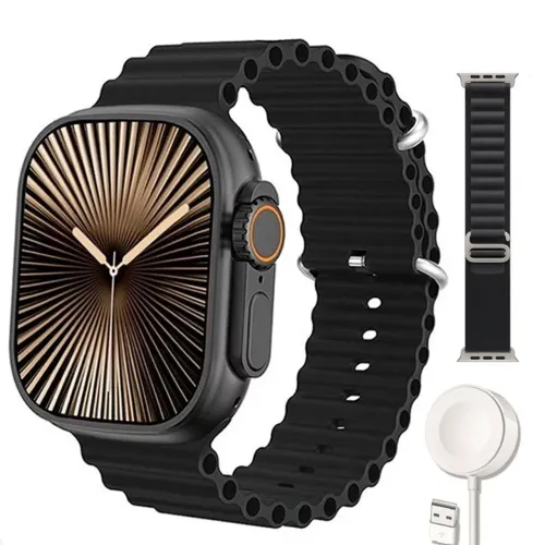 Relógio Smartwatch t10 ultra 2 com 2 pulseiras 