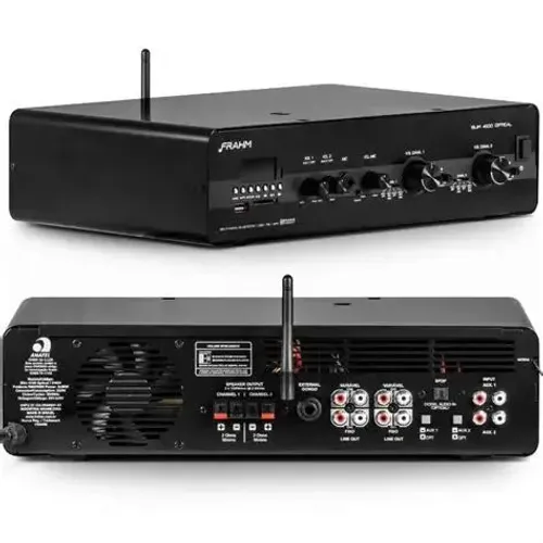 Receiver Amplificador Slim 4100 Optical 300W (2x150) Frahm - NOVO