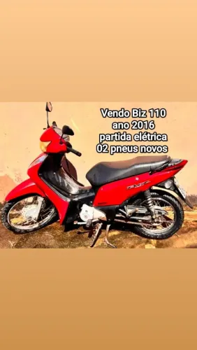 Vendo moto biz ano 2016