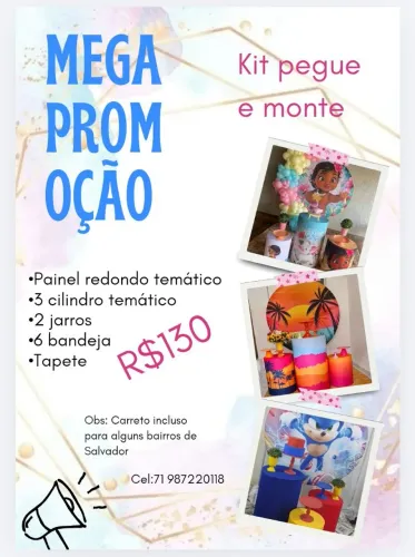 Pegue e monte básico 