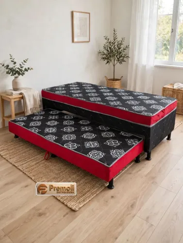 CAMA DE SOLTEIRO COM AUXILIAR