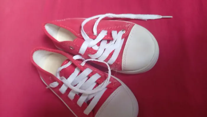 Sapato escola vermelho