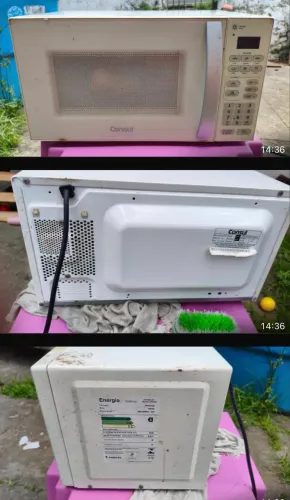 Microondas sem esquentar
