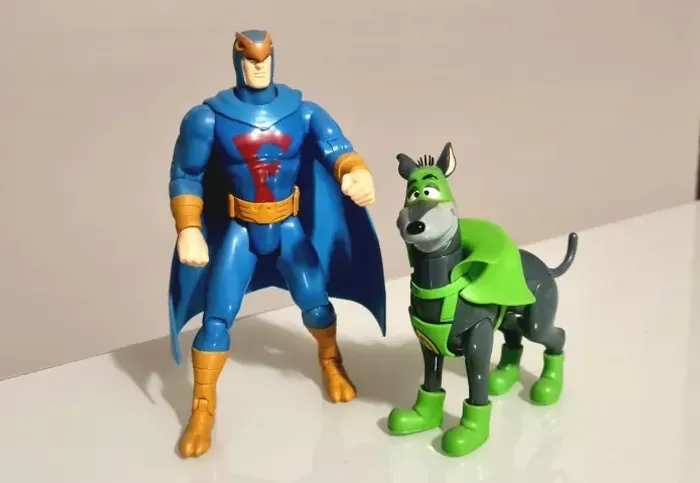 Action Figure - Falcão Azul e Bionicão
