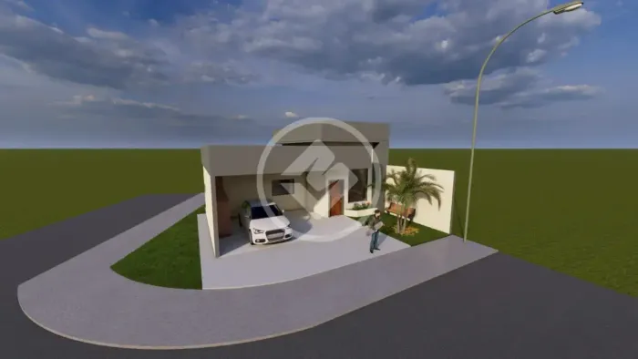Casa em Construção com 2 Quartos e Pé-Direito Duplo à Venda no Village dos Ipês em Hidrolâ