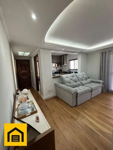 Apartamento com 2 dormitórios à venda, 73 m² por R$ 402.000 - Vila Assis Brasil - Mauá/SP