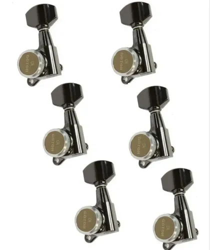 Tarraxas P/ Canhoto Gotoh com Trava Sg381 07 Mgt Reverse Cosmo Black