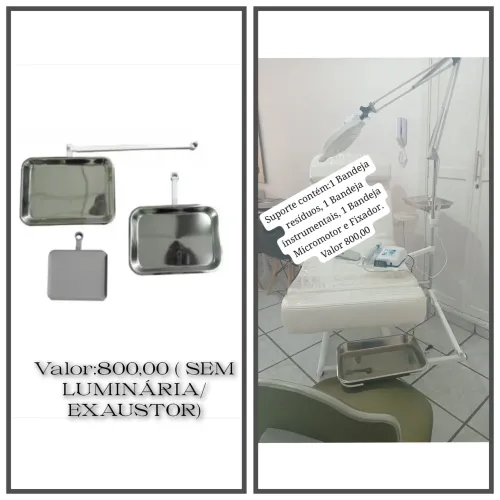 Suporte Maca Podologia/Estetica (sem luminaria/micromotor)