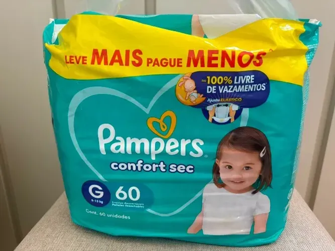 Fralda Pampers Confort Sec G