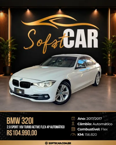 BMW 320I A 2.0 Turbo/activeflex 16V 184cv 4P 2017