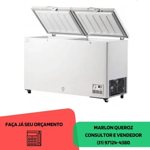 Freezer Horizontal 2 Tampas 503L Fricon