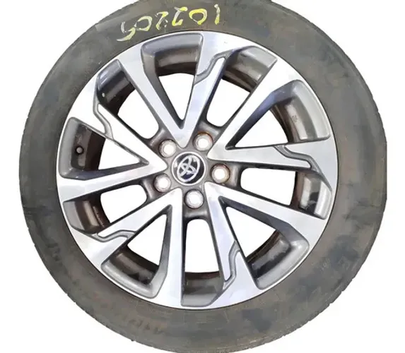 Jogo Roda Aro 18 Toyota Corolla Cross 2021 2022 Sem Pneu Prata