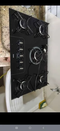 Vendo Cooktop Consul 5 bocas semi novo 