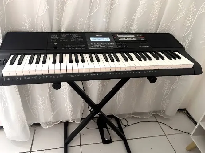 Teclado Casio CTX-800 + Pedal Sustain + Suporte