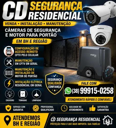 SEGURANÇA RESIDENCIAL E MANUTENÇÃO ELÉTRICA