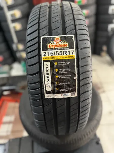 Pneu 215/55/17 HR-V Remold Crystone (instalação grátis)