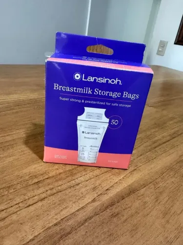 Lansinoh sacos de armazenamento de leite materno caixa com 48 sacos