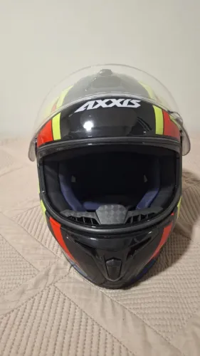 Capacete Axxis Draken Vector Gloss Preto/Amarelo