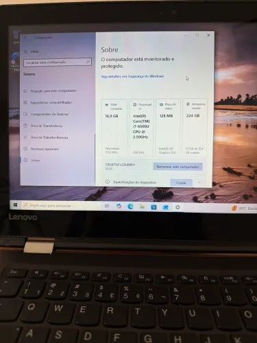 Lenovo Yoga i7 Touch Screen 16GB SSD Super Rápido