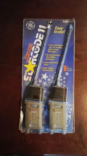 walkie-talkies vintage GE Starcode (anos 80), modelo 3-5954B