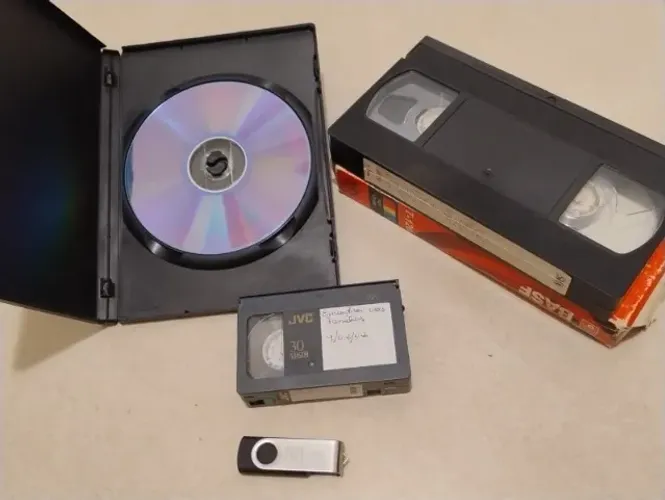 Digitalização de Fitas de Vídeo VHS, VHS-C, 8mm