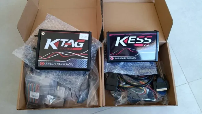 Kit Programador Ktag + Kess Completo com Cabos e Adaptadores