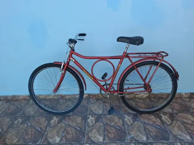 bicicleta barra circular monark com doc.
