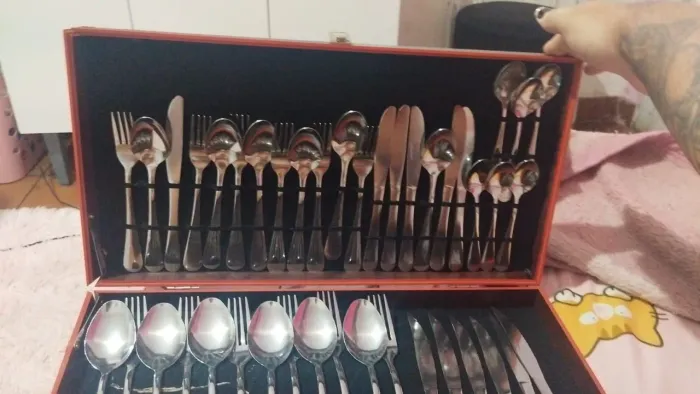 Faqueiro 42 peças inox Casita