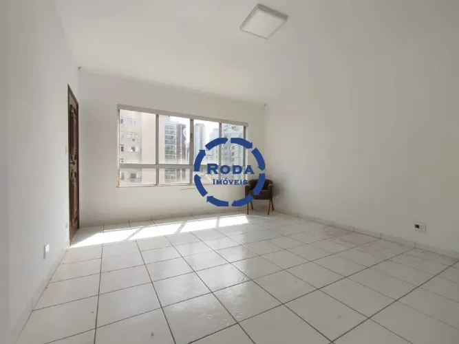 Apartamento para alugar em Santos com 3 dormitórios suíte e vaga demarcada