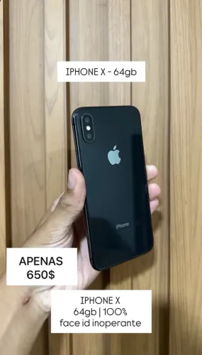 IPHONE X 64gb |face id inoperante