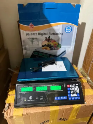 Balança Digital 40Kg sensibilidade 2g Visor Duplo