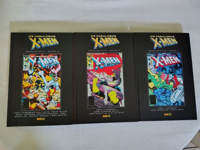 Edição definitiva X-Men vol. 10,11 e 12