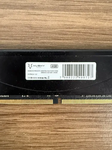 Kit 16GB Memória RAM Husky DDR4 2666MHz 4x4GB