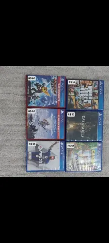 Jogos de ps4 lote 380 total 430