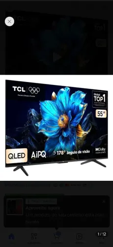 TV tcl mod p7k 55