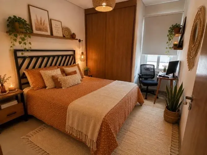 Cabeceira para cama queen 1,65x1,38cm - acabamento em aço