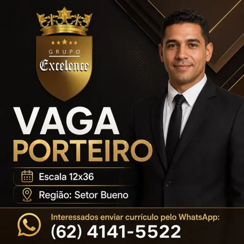 Vaga pra porteiro diurno 